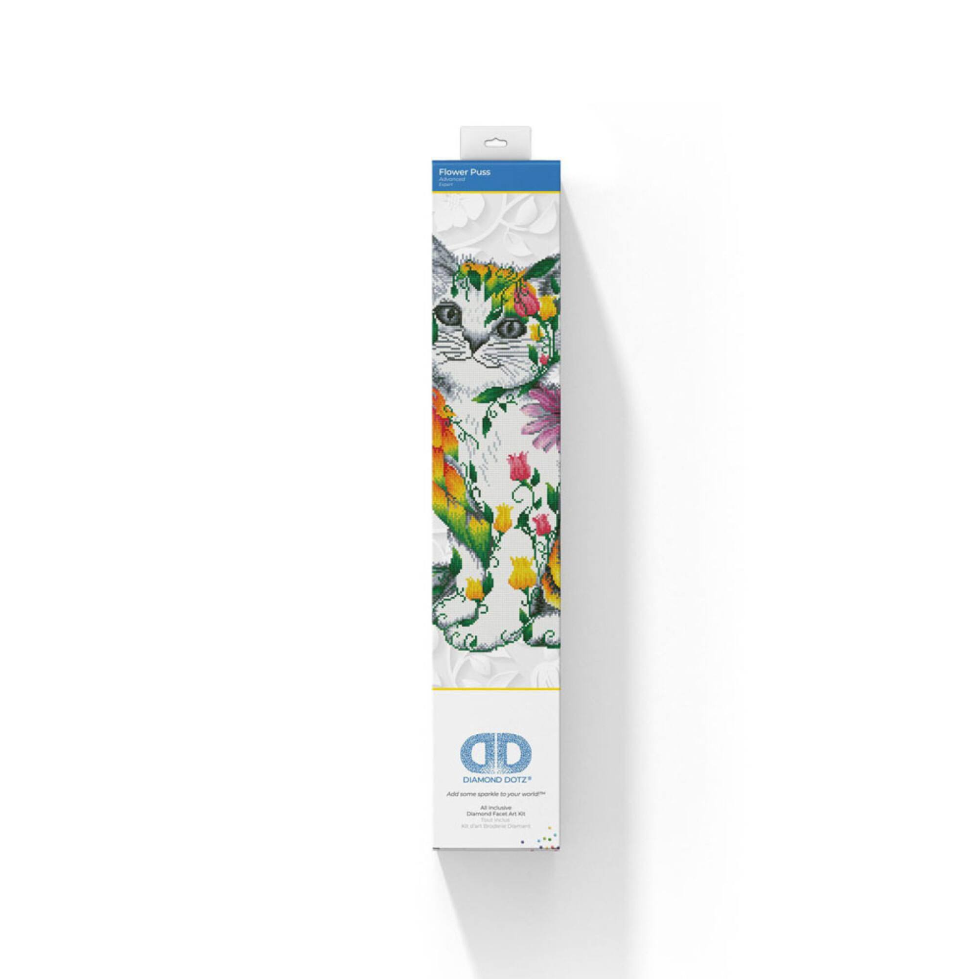 Diamond Dotz® Flower Puss Diamond Painting Kit